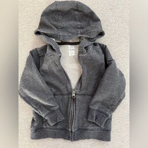Carter's Charcoal Toddler Zip-Up Hoodie